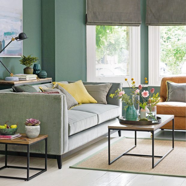 Green Lounge Ideas to Soothe Your Guests Right in the Feelings - HOMIVI