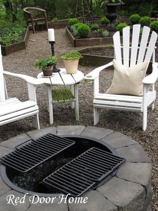 Fire Pit with a “Door”