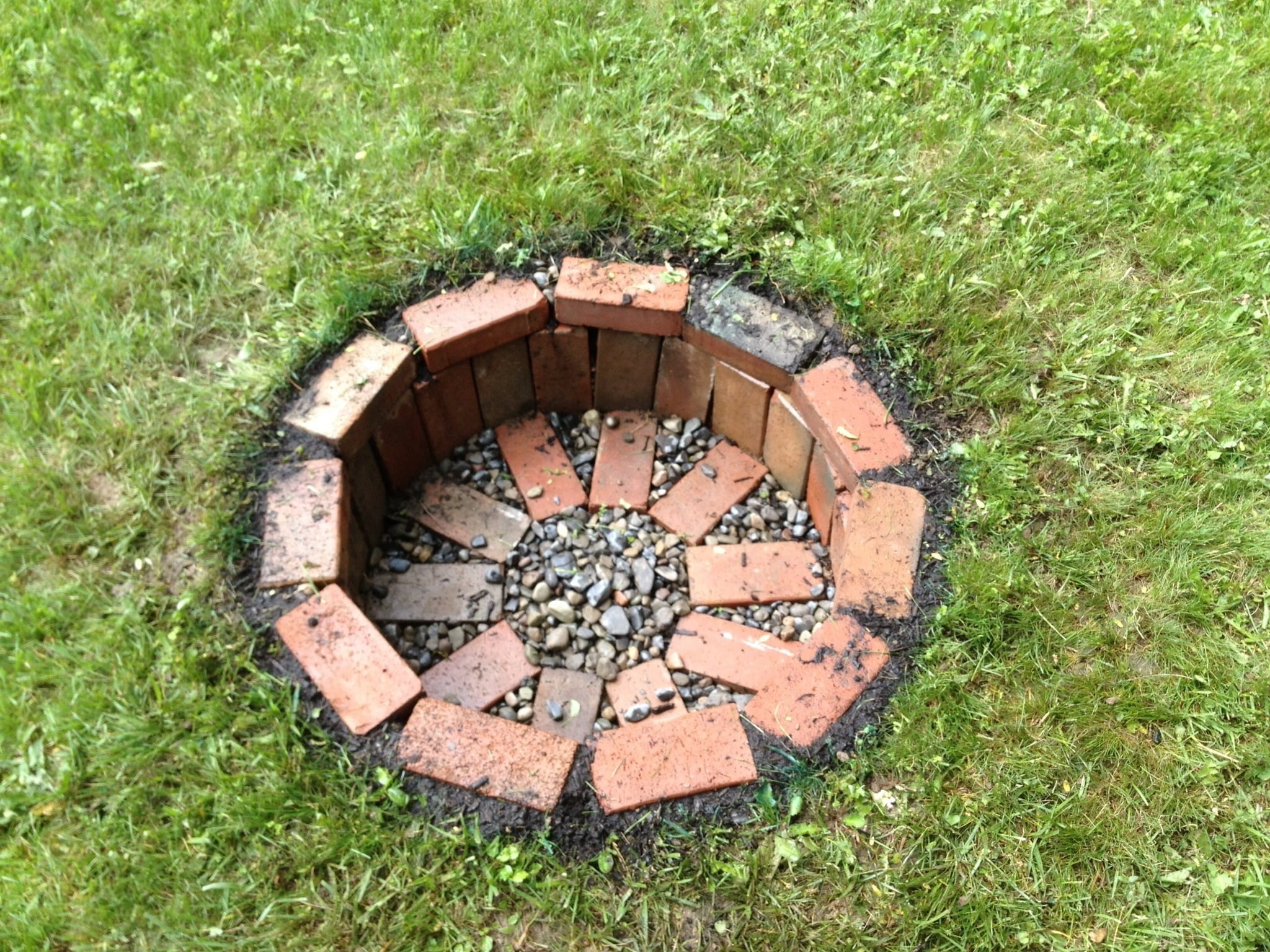 Simple Brick Fire Pit