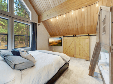 Low Cost Bedroom for Pole Barn Homes