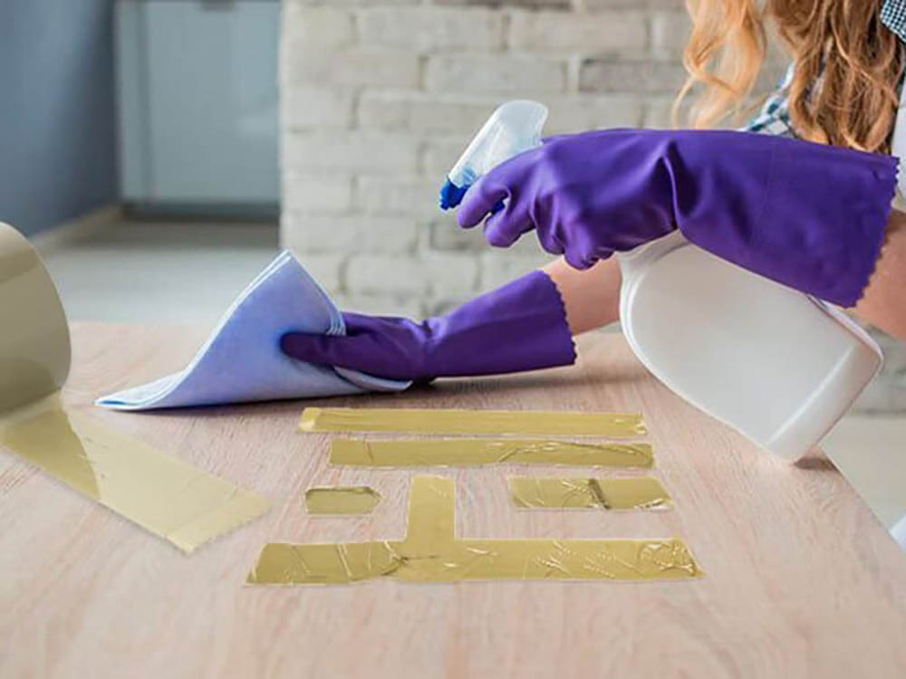 How to Get Sticky Residue Off Wood