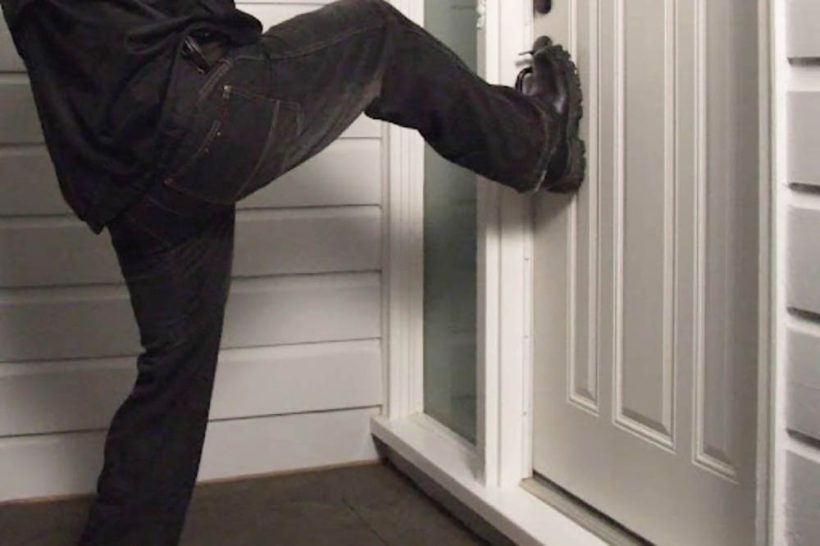 How To Fix A Kicked In Door Frame