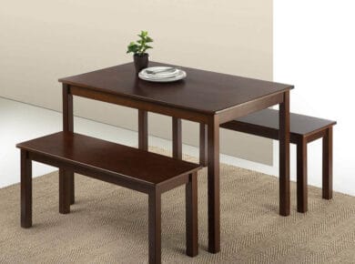 Zinus Juliet Espresso Wood Dining Table