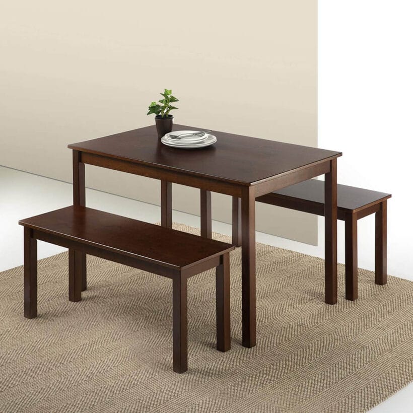 Zinus Juliet Espresso Wood Dining Table