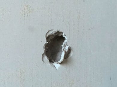 Punched Hole in the Wall